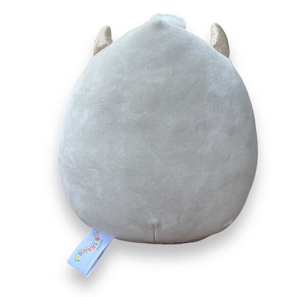 Squishmallows Christmas Holiday Nissa Yeti with Peppermint Swirl Belly Plush Toy - Picture 4 of 10